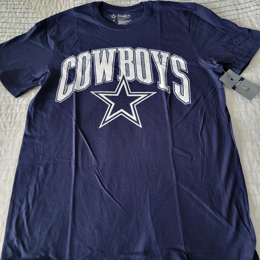 NWT! Dallas Cowboys Navy Tshirt - M - Picture 2 of 4
